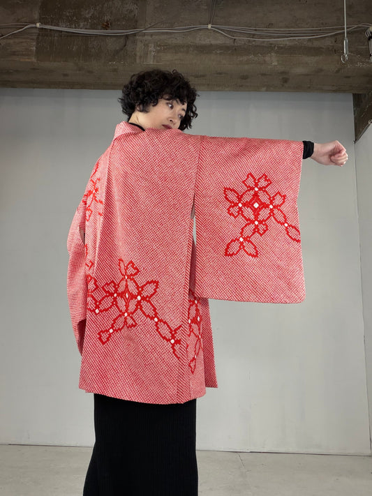 VINTAGE SHIBORI HAORI "SIB121"