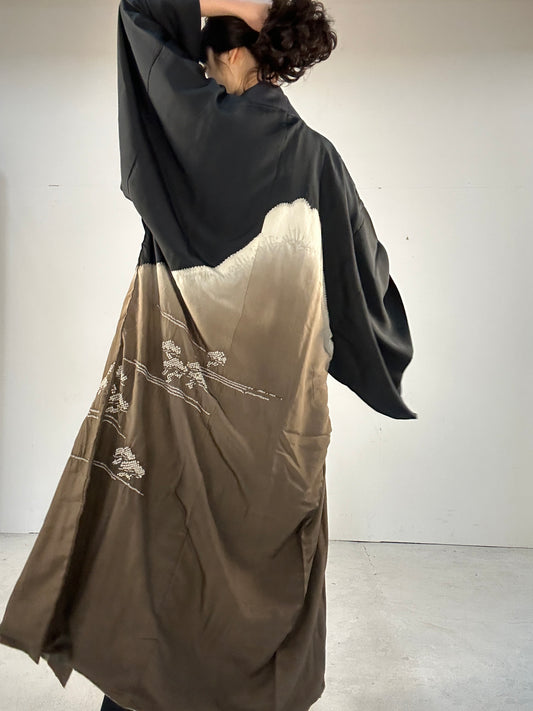 VINTAGE NAGAJYUBAN "black green fuji"