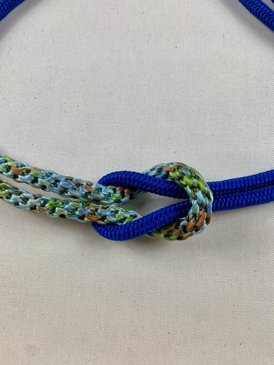 KIMONO OBI Belt Tie Vintage Silk Kimono Cord OBIJIME "bule, grad"