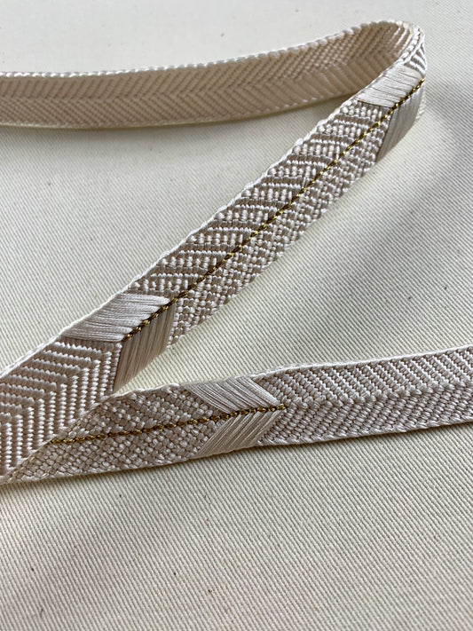 KIMONO OBI Belt Tie Vintage Silk Kimono Cord OBIJIME"white"