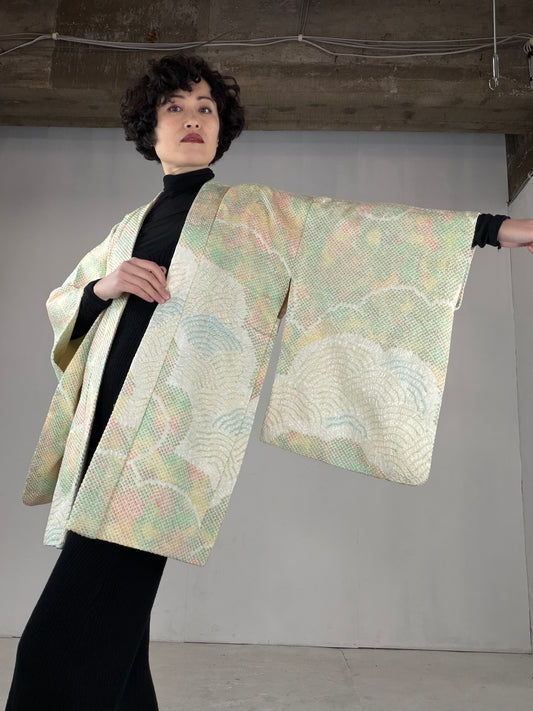 VINTAGE SHIBORI HAORI "SIB123"