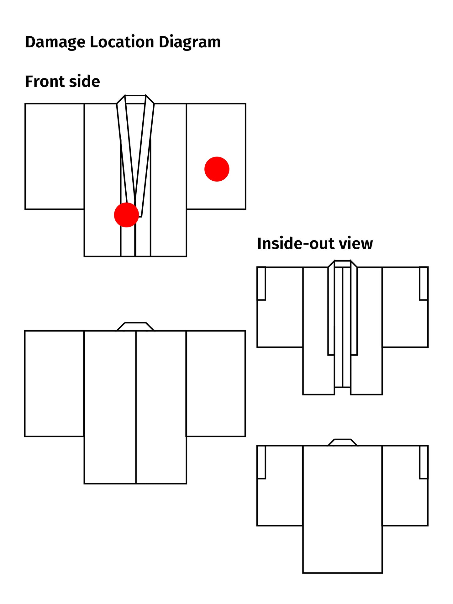VINTAGE SHIROMUKU "tsuru 001" *damage