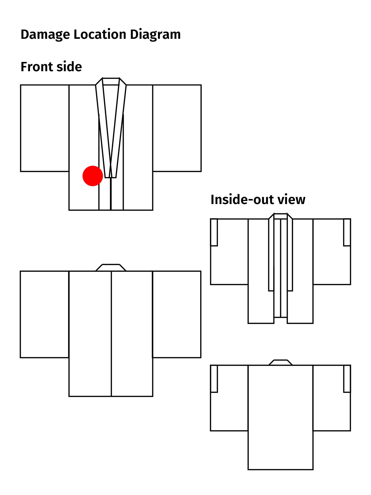 VINTAGE SHIROMUKU "tsuru 002 with glitter"