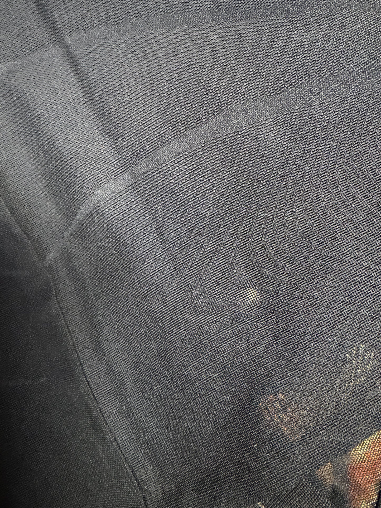 SHEER Kimono Dress Gown with String Belt – Upcycled from Japanese Kimono “Navy with Large Red Flowers, SHD005” *damage