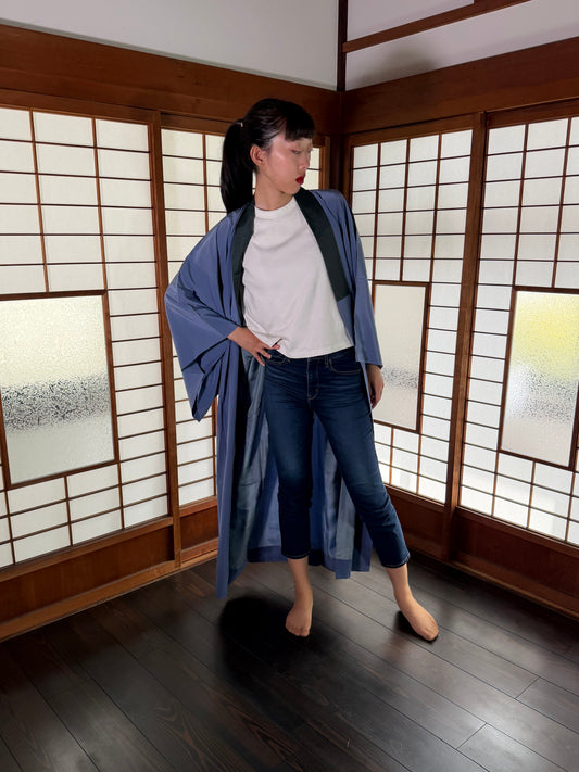 VINTAGE NAGAJYUBAN "castle, JUB005" large size *damage