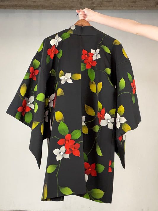 VINTAGE BLACK HAORI "BLK162"