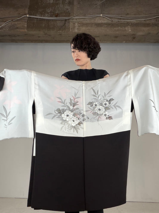 VINTAGE BLACK HAORI "BLK159"