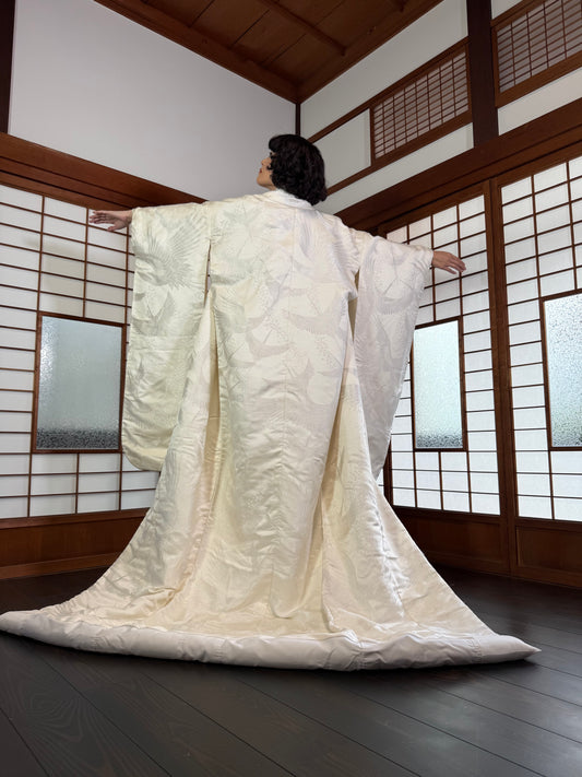 VINTAGE SHIROMUKU "tsuru 001" *damage