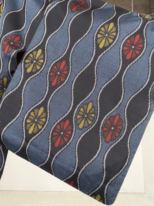 VINTAGE KAWAII HAORI "tsumugi, KAW104"*high-damage