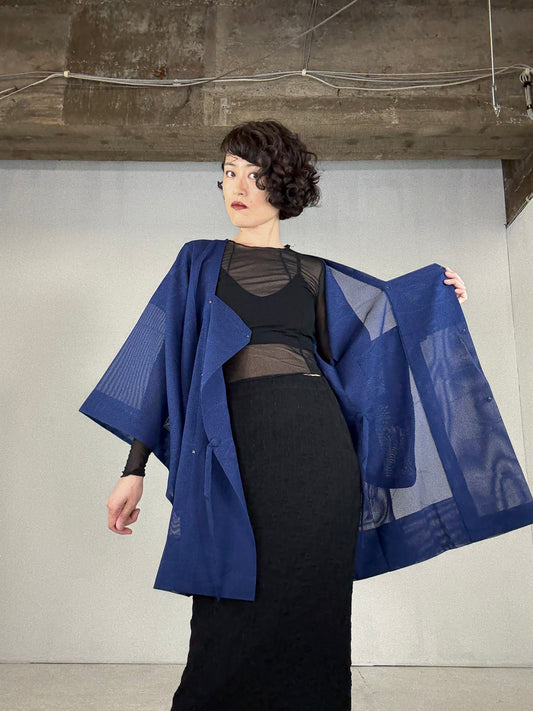 VINTAGE KAWAII MICHIYUKI SHEER “blue”