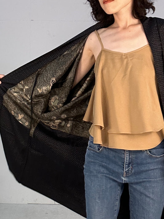 VINTAGE KAWAII HAORI oversized "antique otogibanasi"