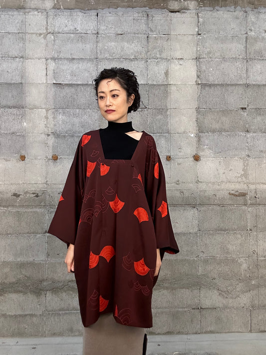 VINTAGE KAWAII MICHIYUKI "brown and red"