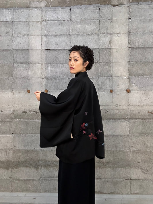 BLACK HAORI "013 hana, shishu"