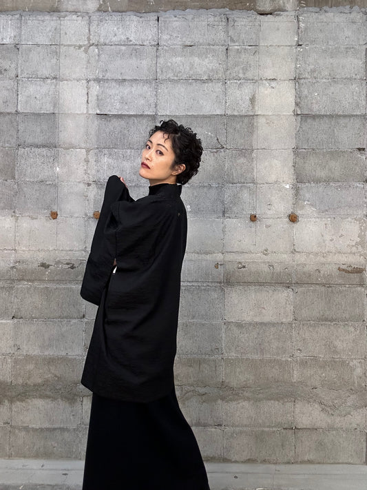 BLACK HAORI "002 yukiwa tsuyushiba"