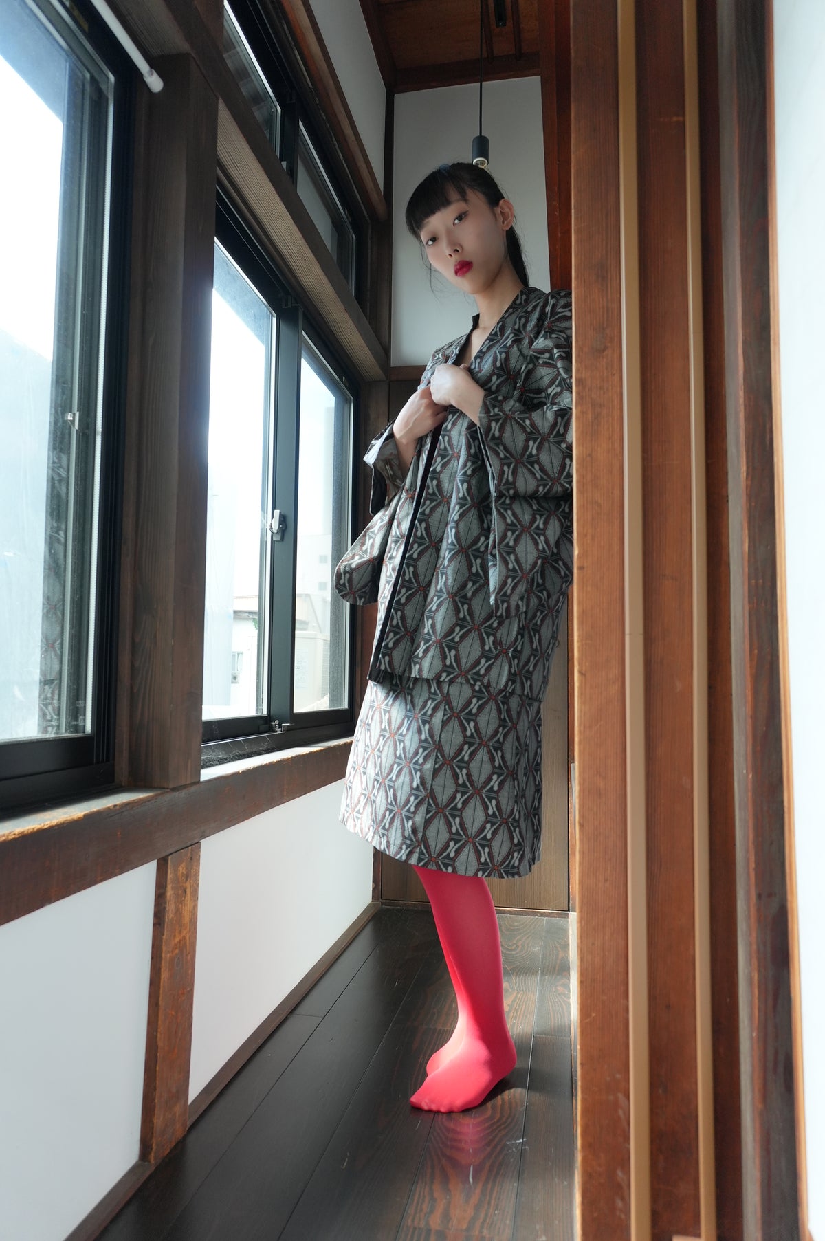 Made to Order — Style "AIC002" — Vintage Tsumugi Haori & Kimono Skirt Set