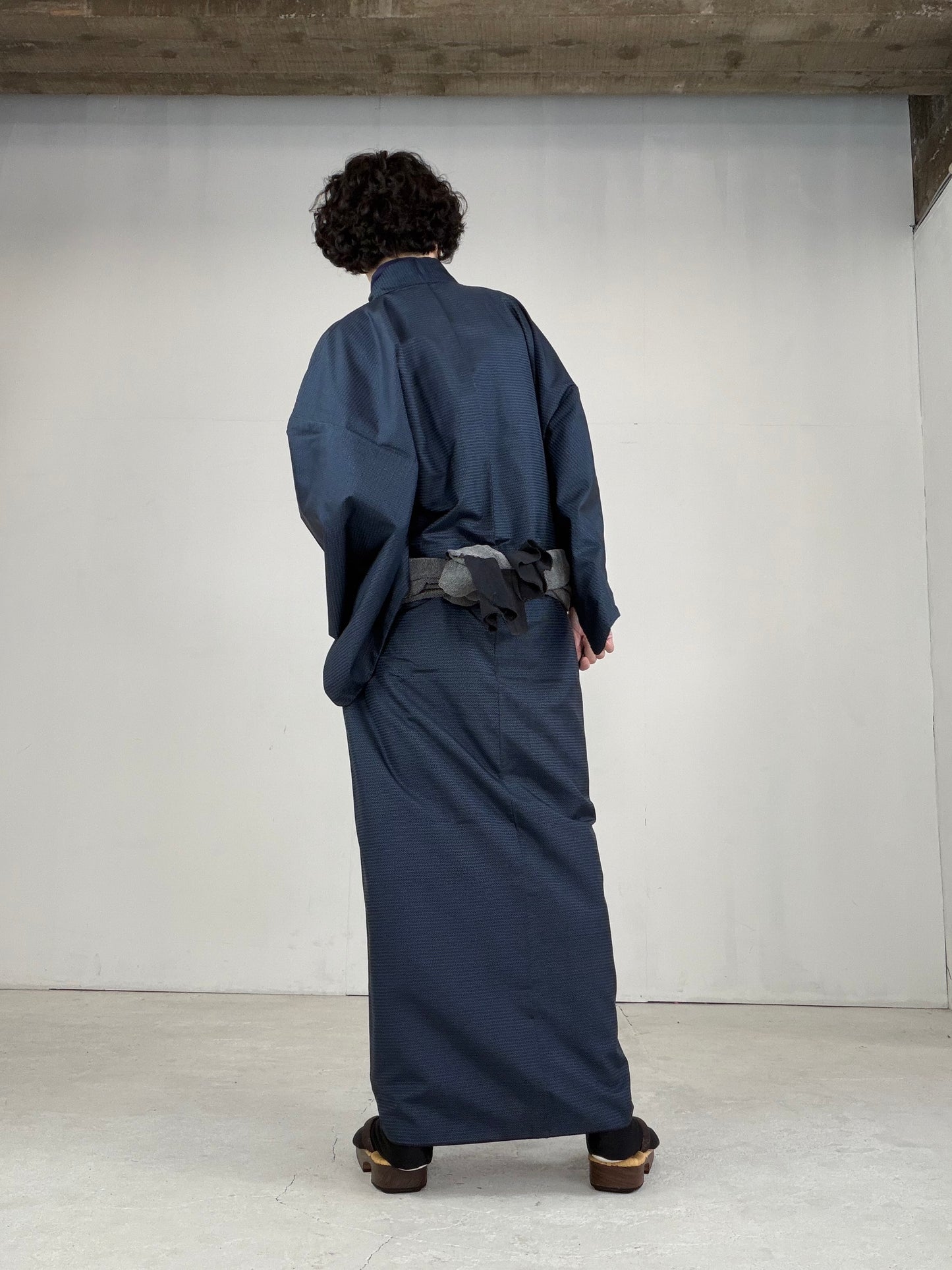 VINTAGE TSUMUGI KIMONO "OSK001"