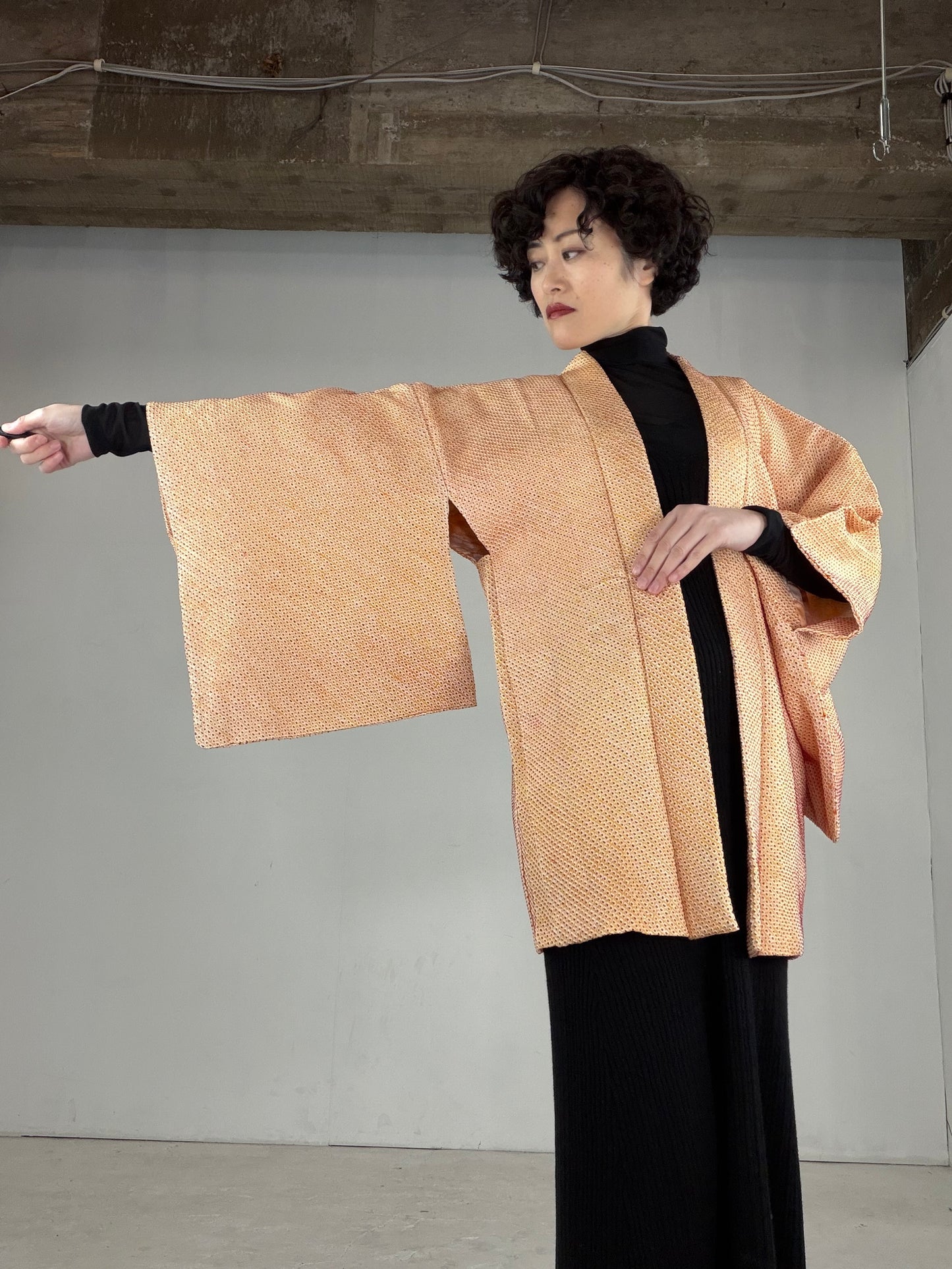VINTAGE SHIBORI HAORI "SIB126"