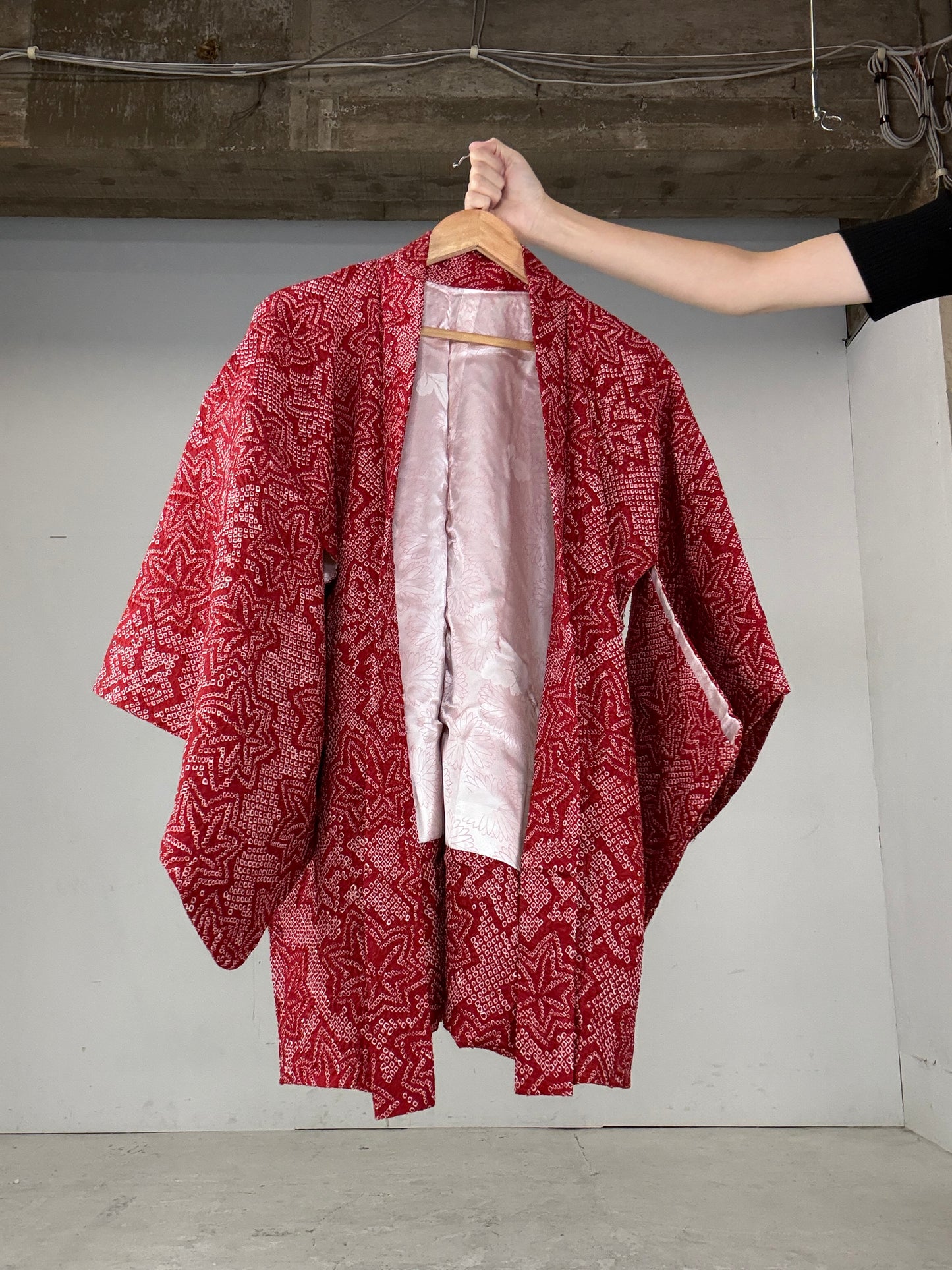 VINTAGE SHIBORI HAORI "kaede"