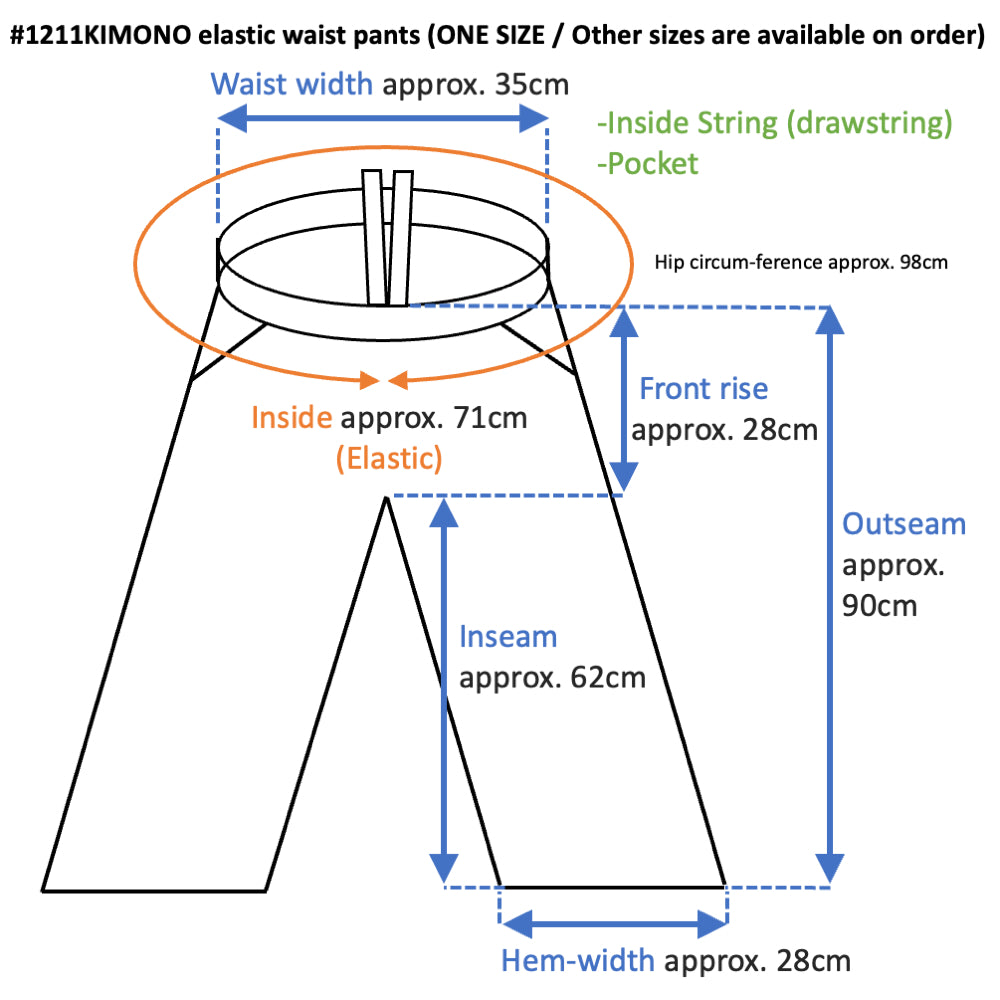 14 Tsumugi HAORI and KIMONO elastic waist pants upcycled from Japanese kimono