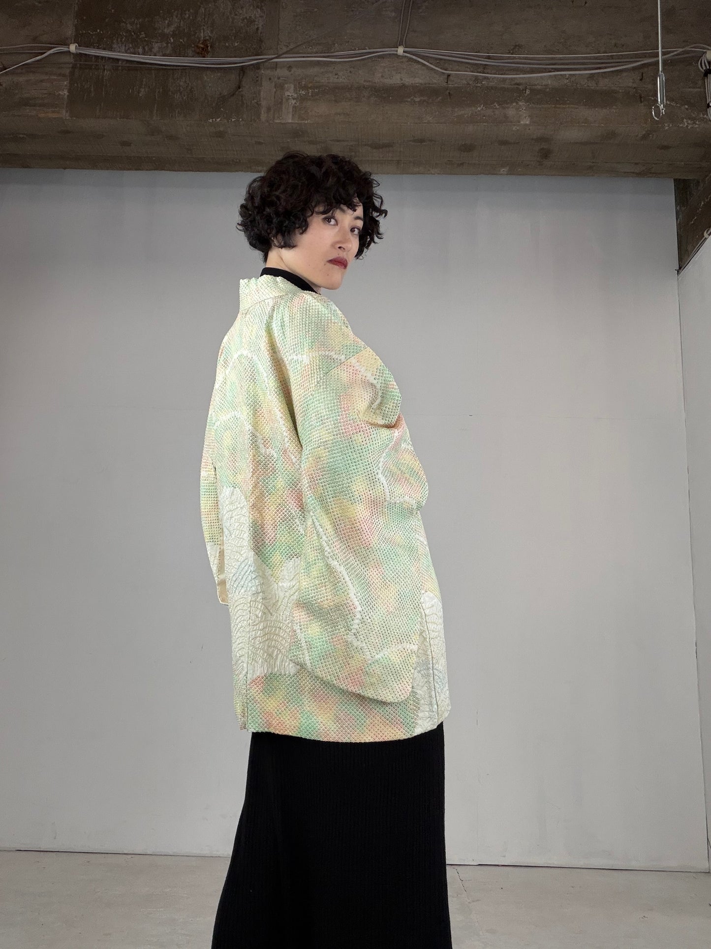 VINTAGE SHIBORI HAORI "SIB123"