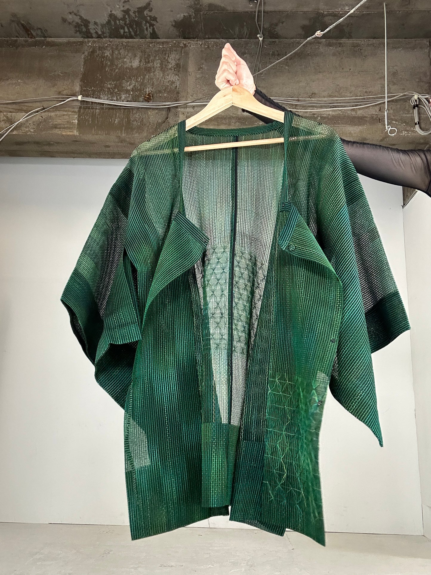 VINTAGE KAWAII HAORI SHEER “midori”