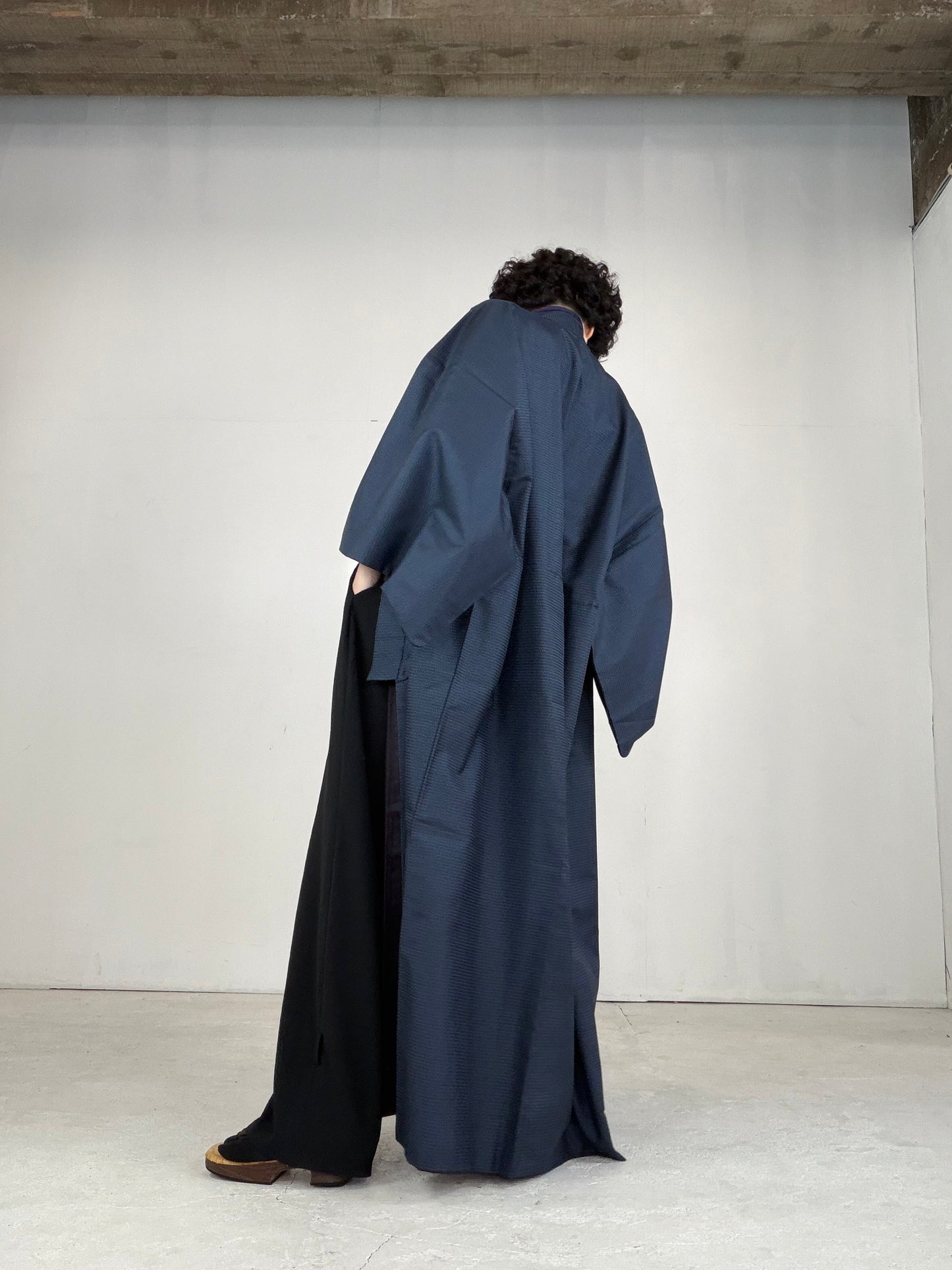 VINTAGE TSUMUGI KIMONO "OSK001"