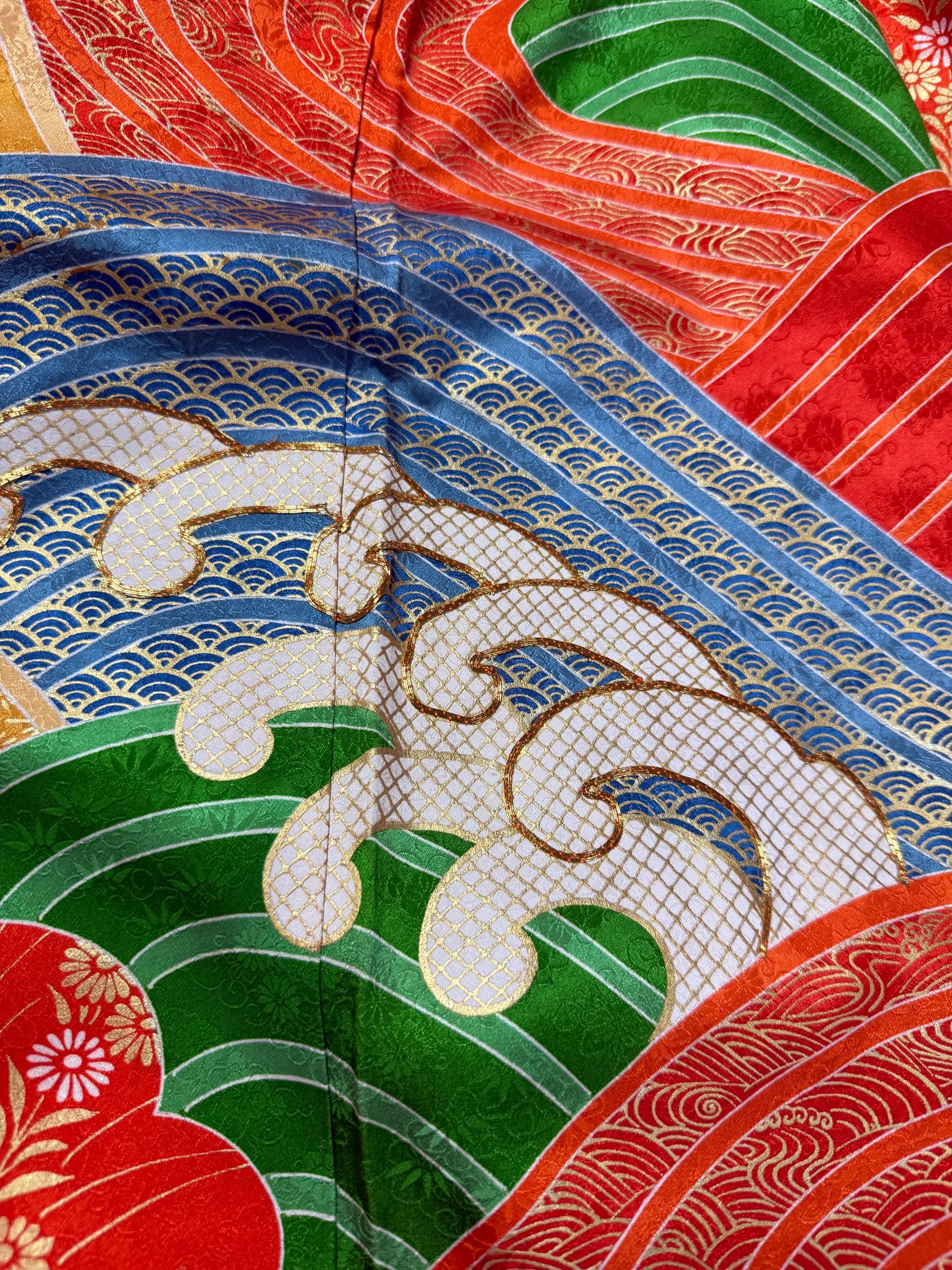 Redefining the Vintage Furisode Collection "shu, gold, nami"