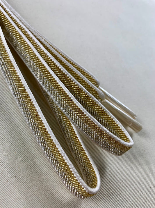 KIMONO OBI Belt Tie Vintage Silk Kimono Cord OBIJIME ”silver,gold”