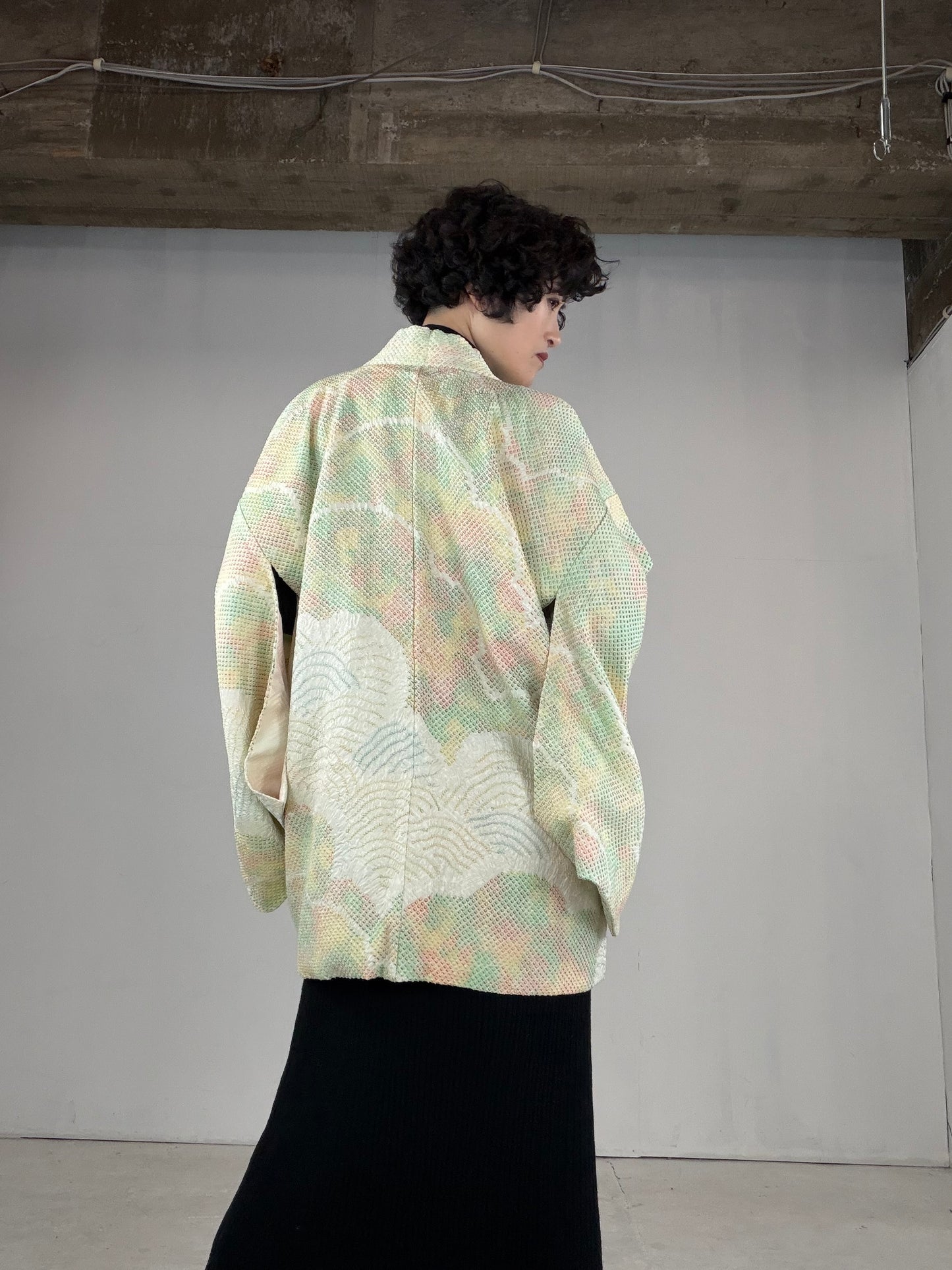 VINTAGE SHIBORI HAORI "SIB123"