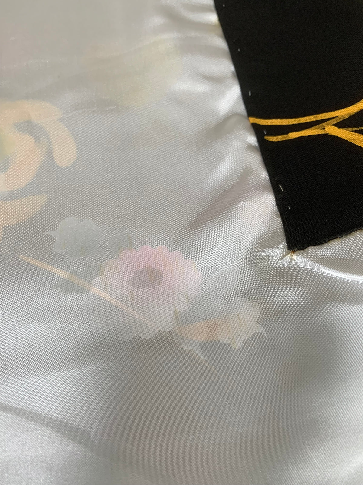 VINTAGE BLACK HAORI  "BLK203" *damage