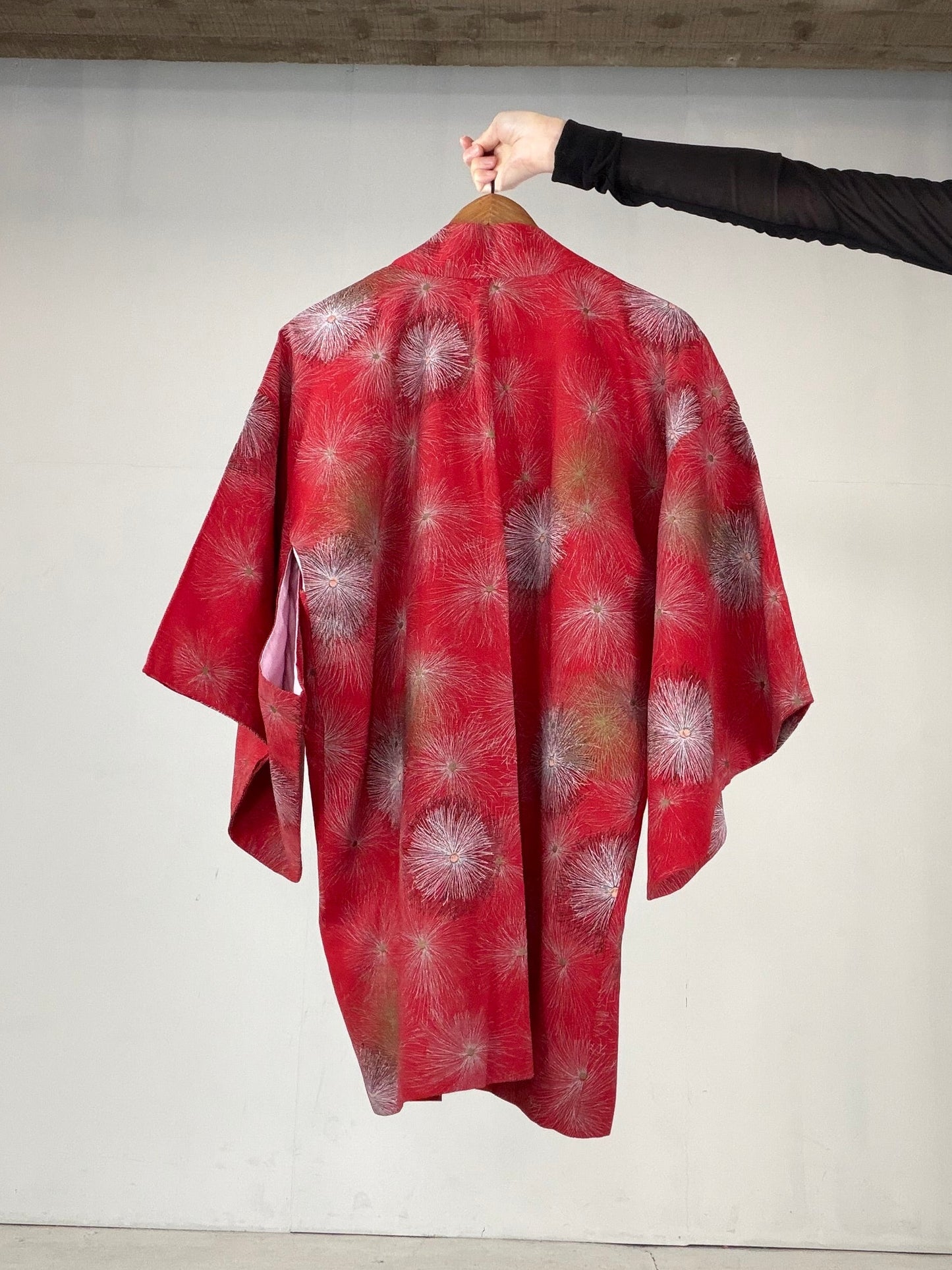 VINTAGE KAWAII HAORI "red, KAW110"