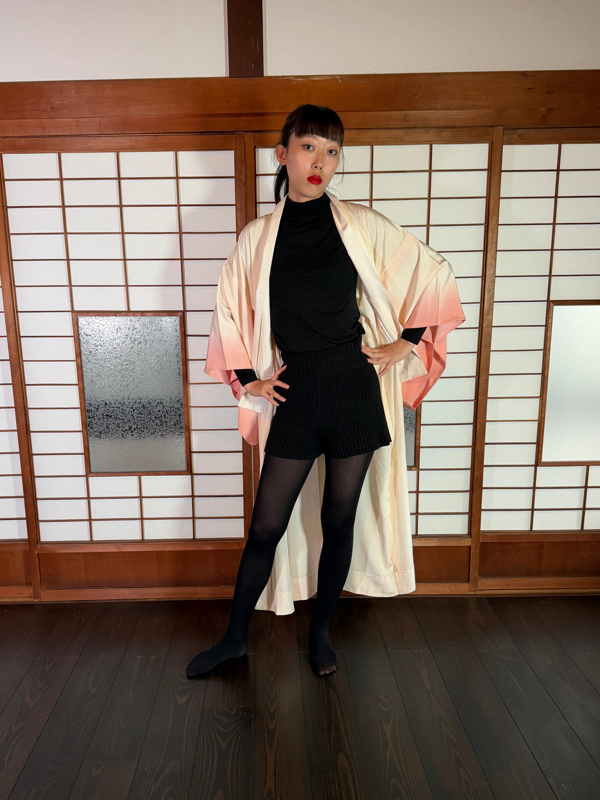 VINTAGE NAGAJYUBAN "hanabira, JUG001" *damage