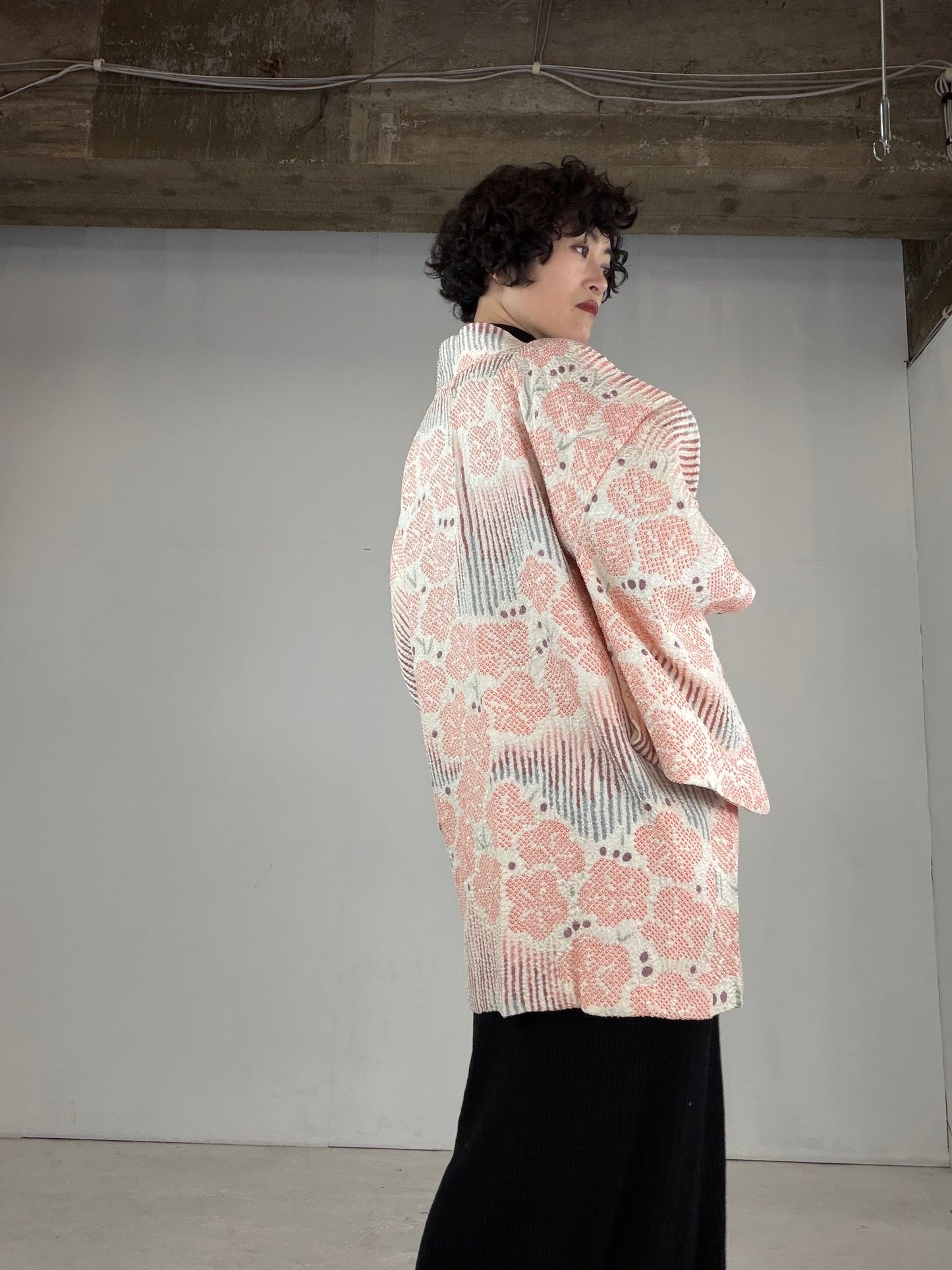 VINTAGE SHIBORI HAORI "SIB130"