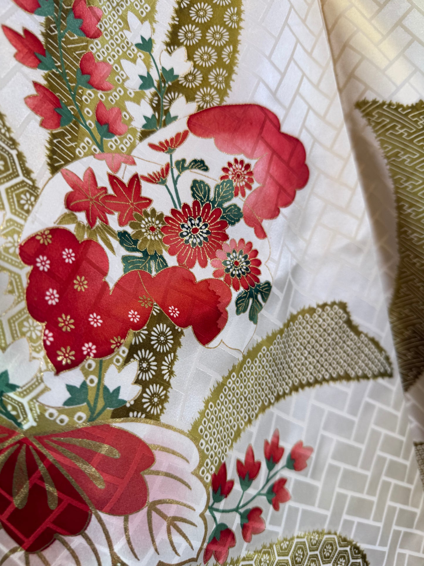 Redefining the Vintage Furisode Collection "kiiro, green"