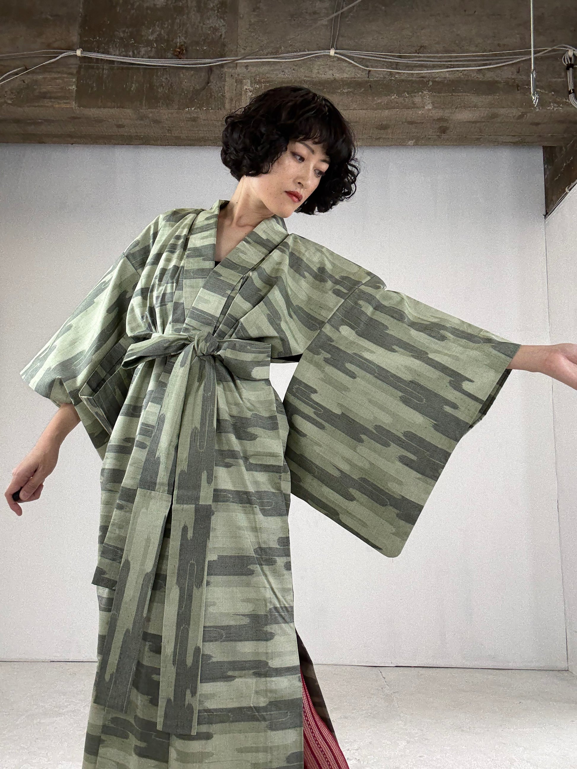 Kimono dress gown and string belt upcycled from Japanese kimono "tsumu MACHIKO KIMONO Japanese Kimonos, Vintage & Upcycled Kimono dress gown and string belt upcycled from Japanese kimono "tsumu MACHIKO KIMONO Japanese Kimonos, Vintage & Upcycled