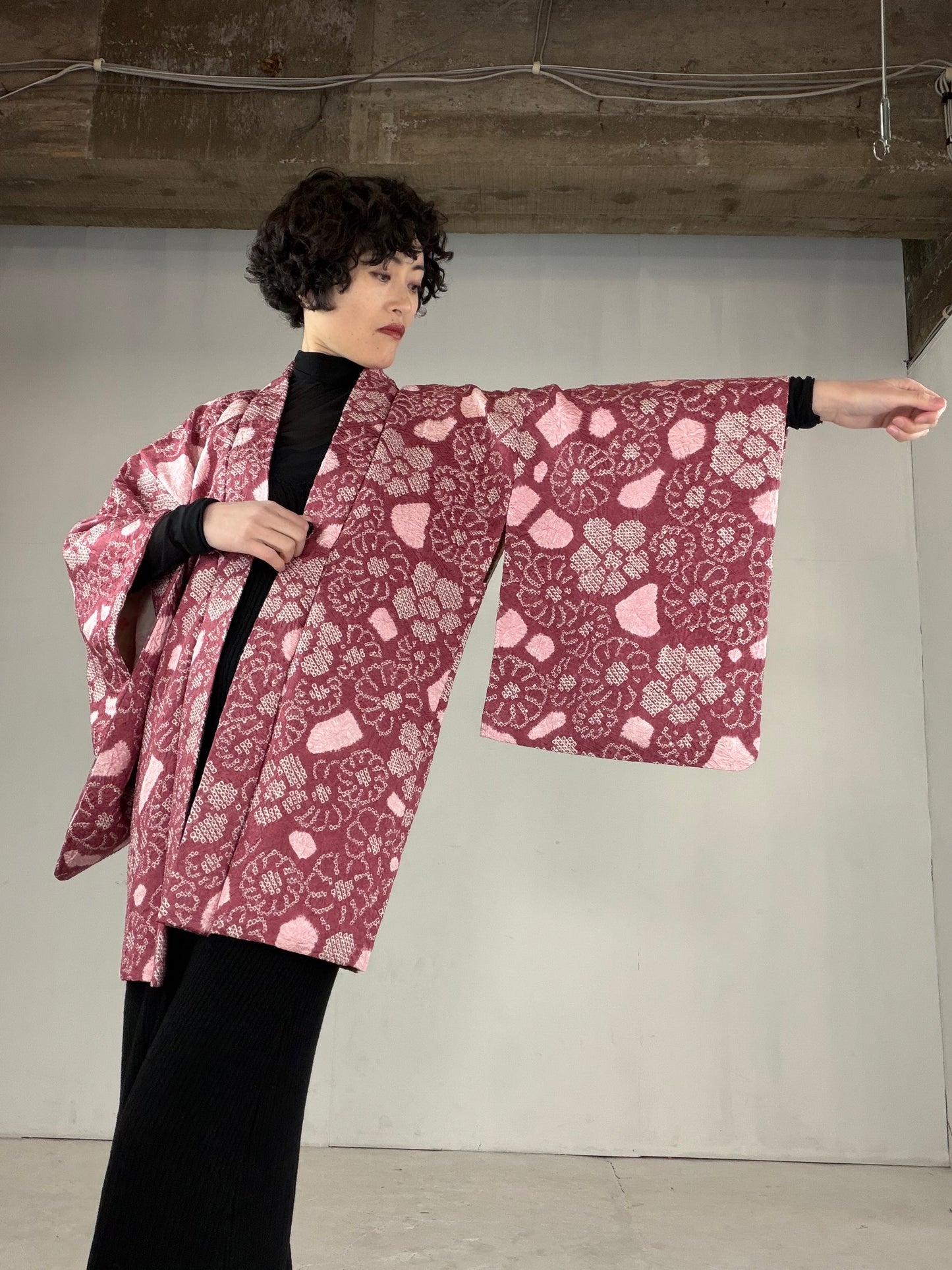 VINTAGE SHIBORI HAORI "SIB125"