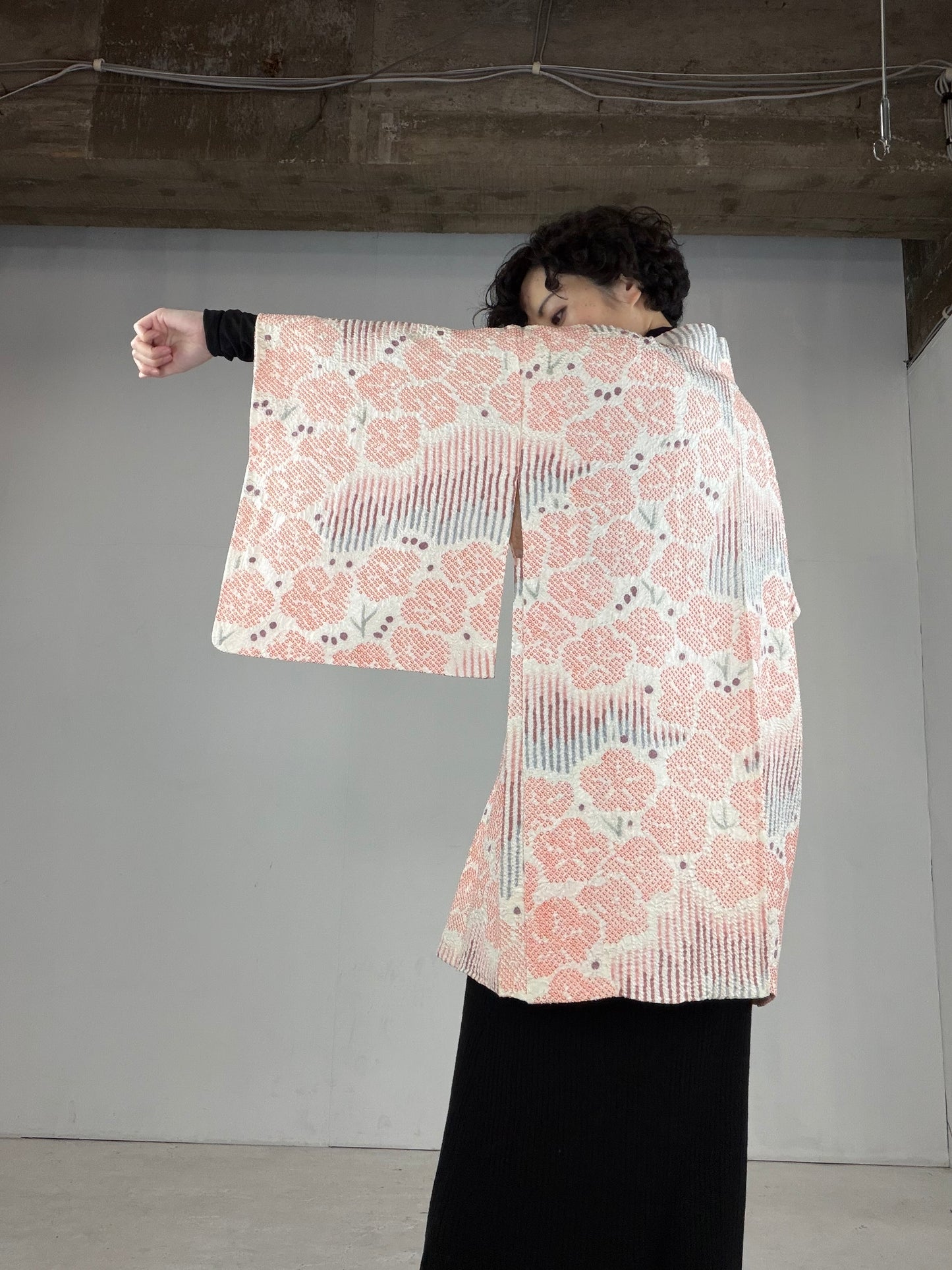 VINTAGE SHIBORI HAORI "SIB130"