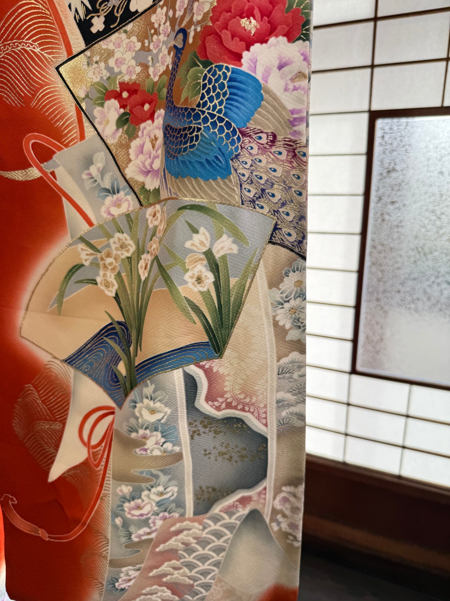 Redefining the Vintage Furisode Collection "shu, ougi" :damage