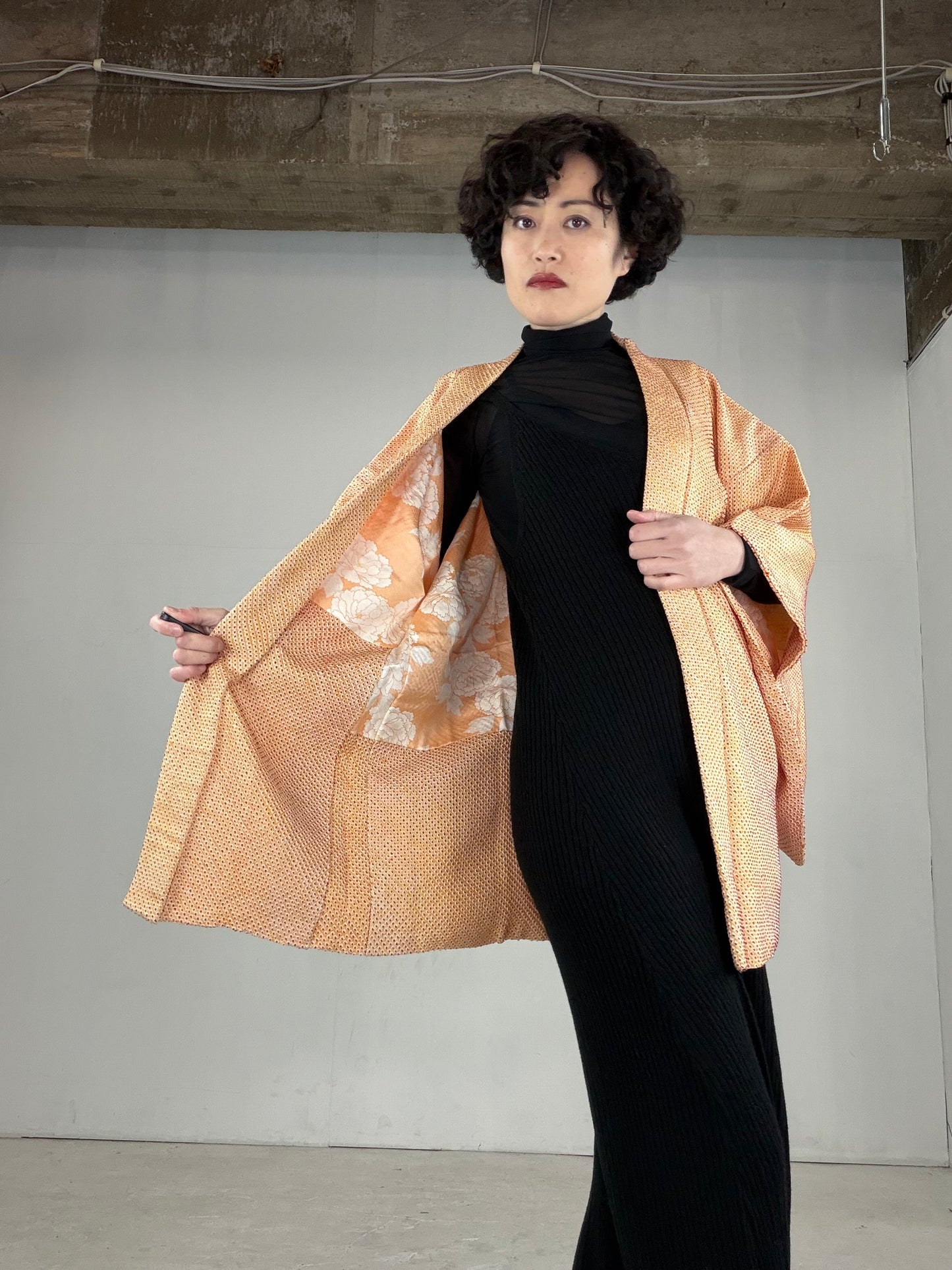 VINTAGE SHIBORI HAORI "SIB126"