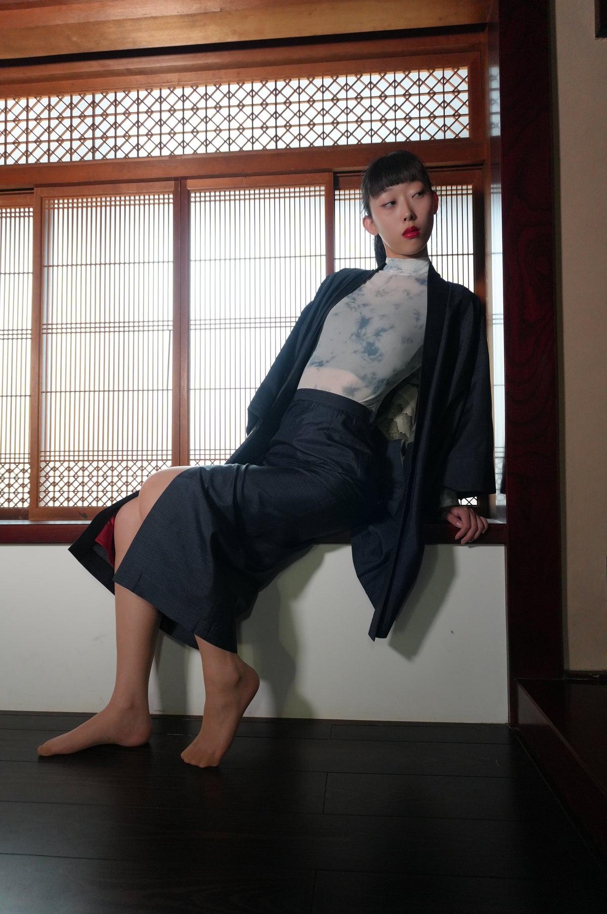 Made to Order — Style "AIC004" — Vintage Tsumugi Haori & Kimono Skirt Set