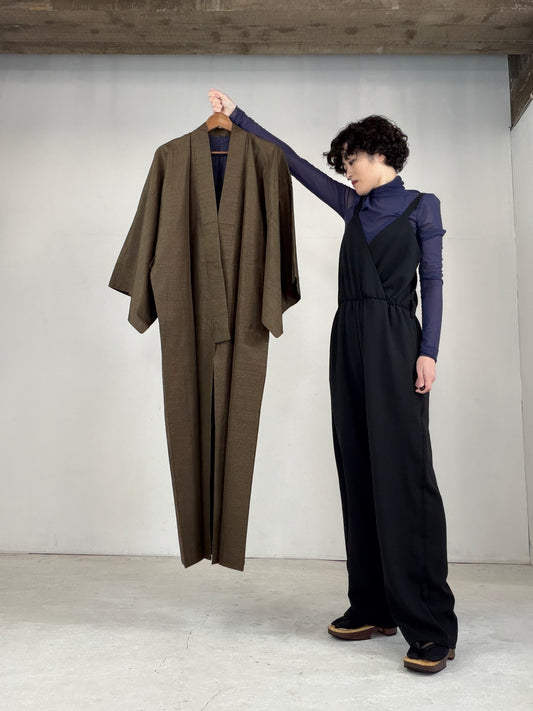 VINTAGE TSUMUGI KIMONO "OSK003"