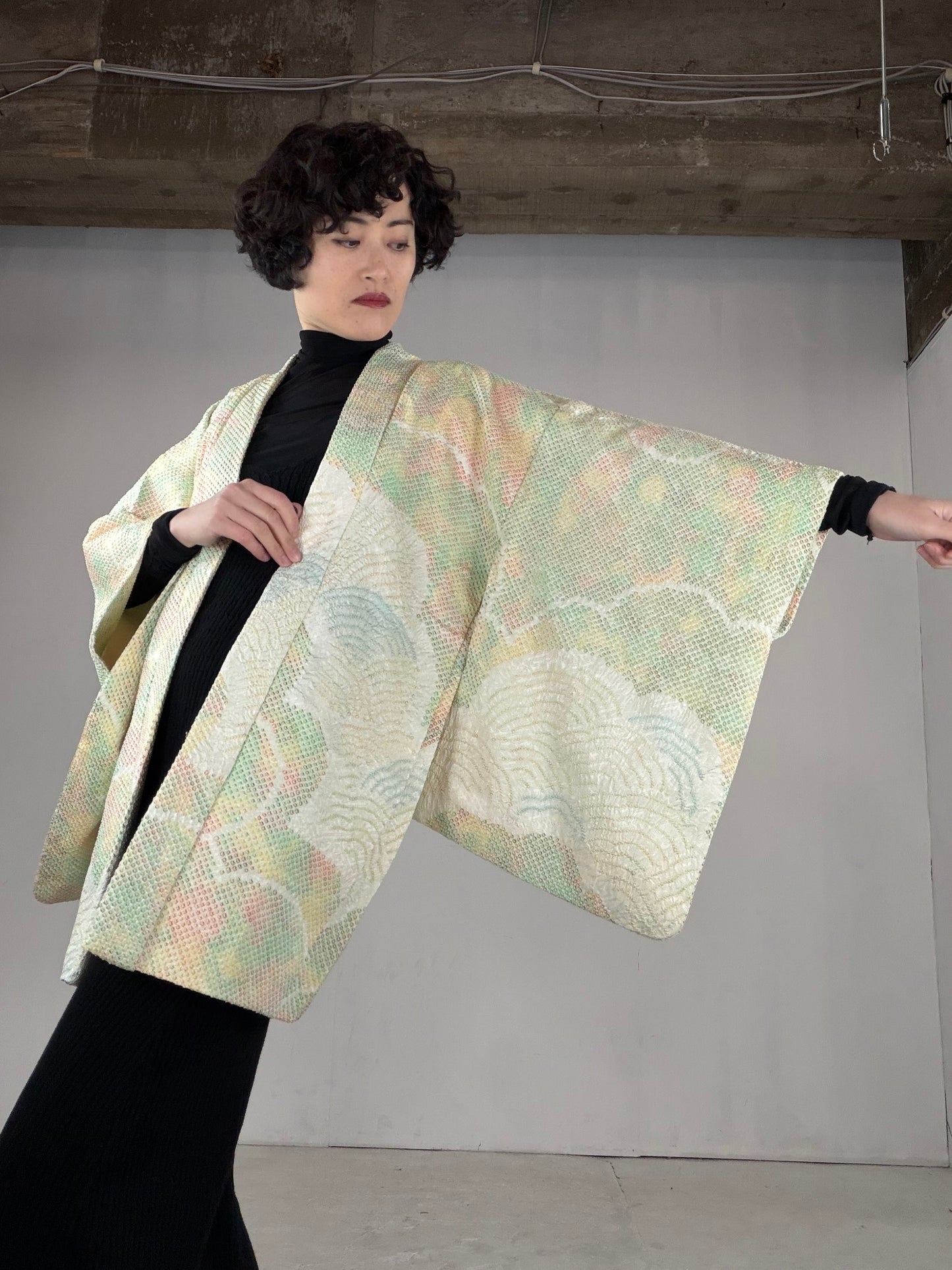 VINTAGE SHIBORI HAORI "SIB123"