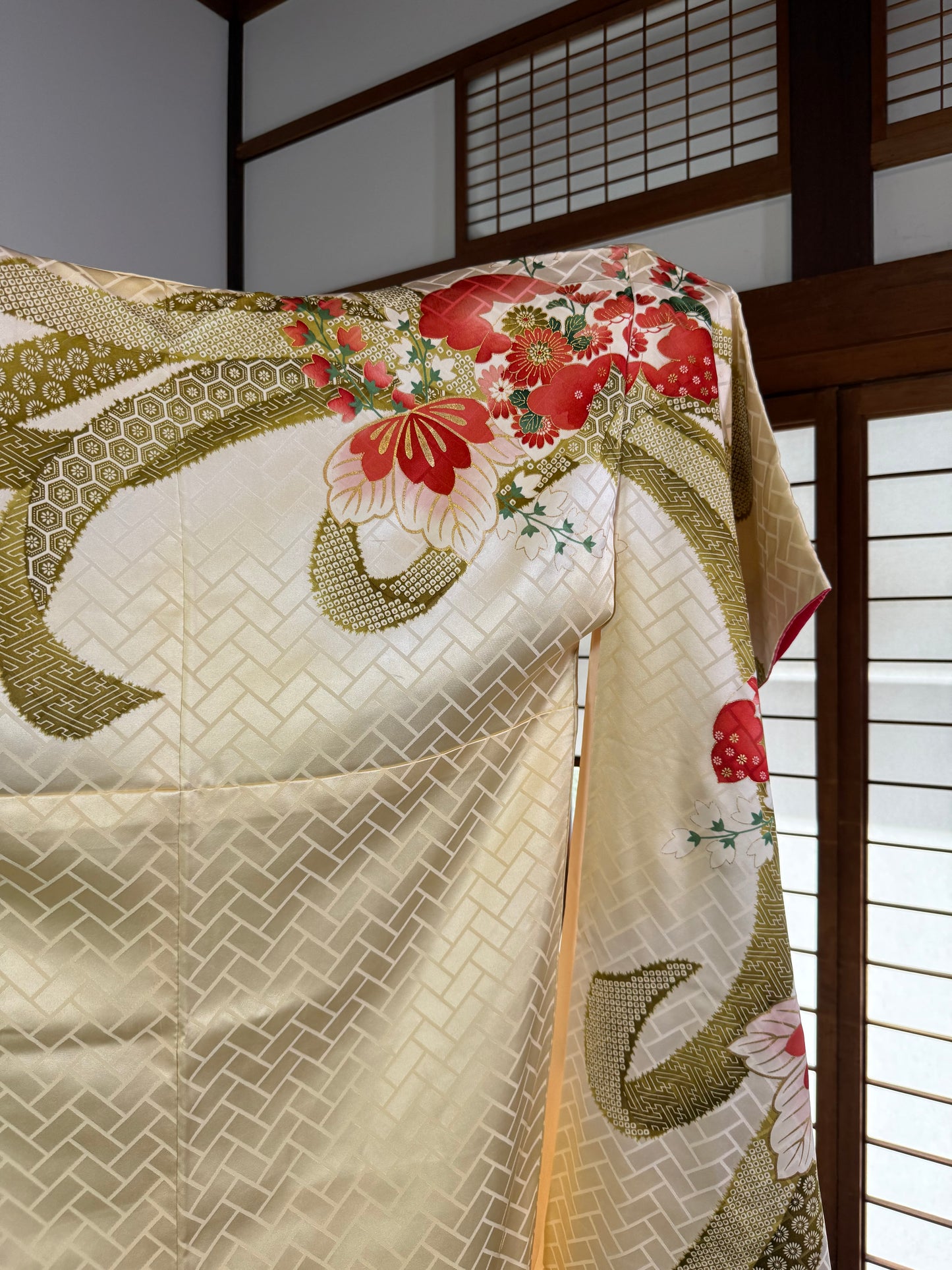 Redefining the Vintage Furisode Collection "kiiro, green"