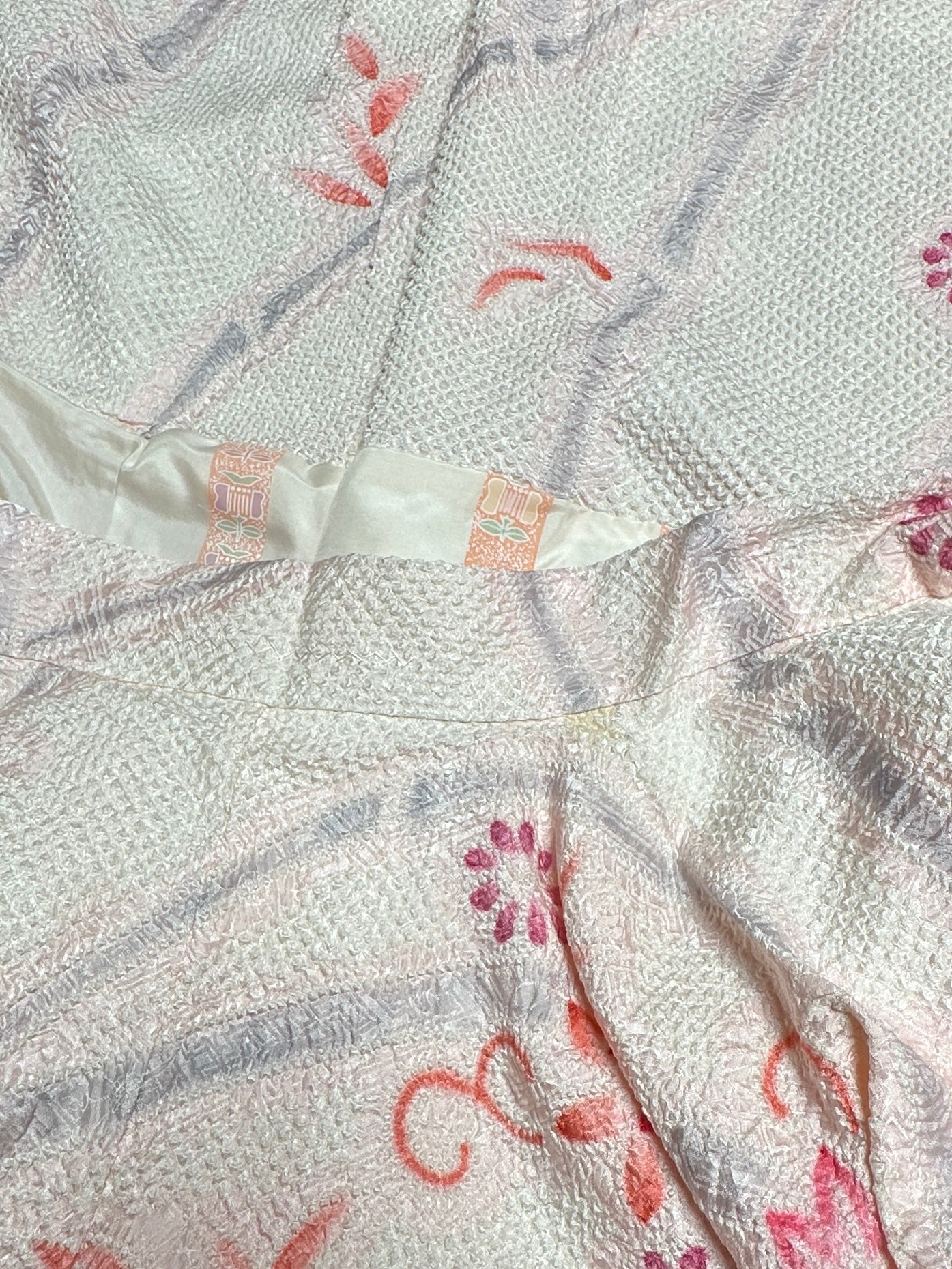 VINTAGE SHIBORI HAORI pink hana