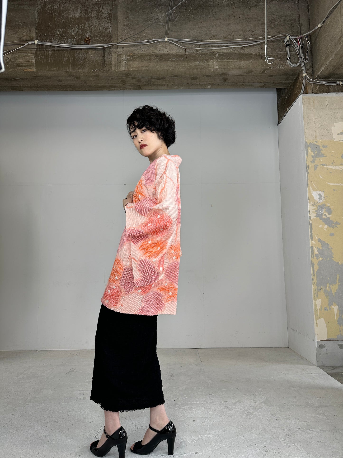 VINTAGE SHIBORI HAORI momoiro