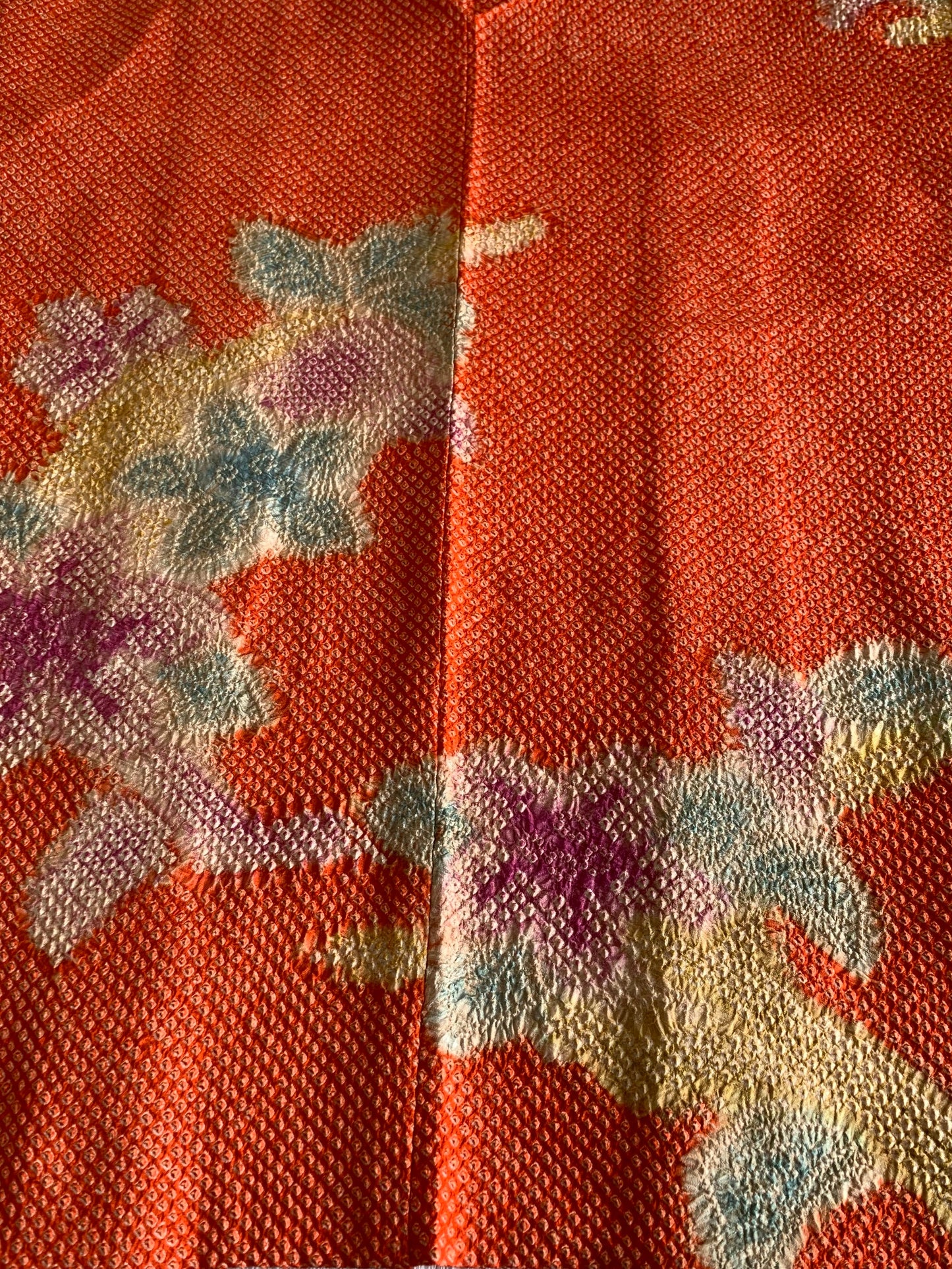 VINTAGE SHIBORI HAORI "SIB122" *high-damage