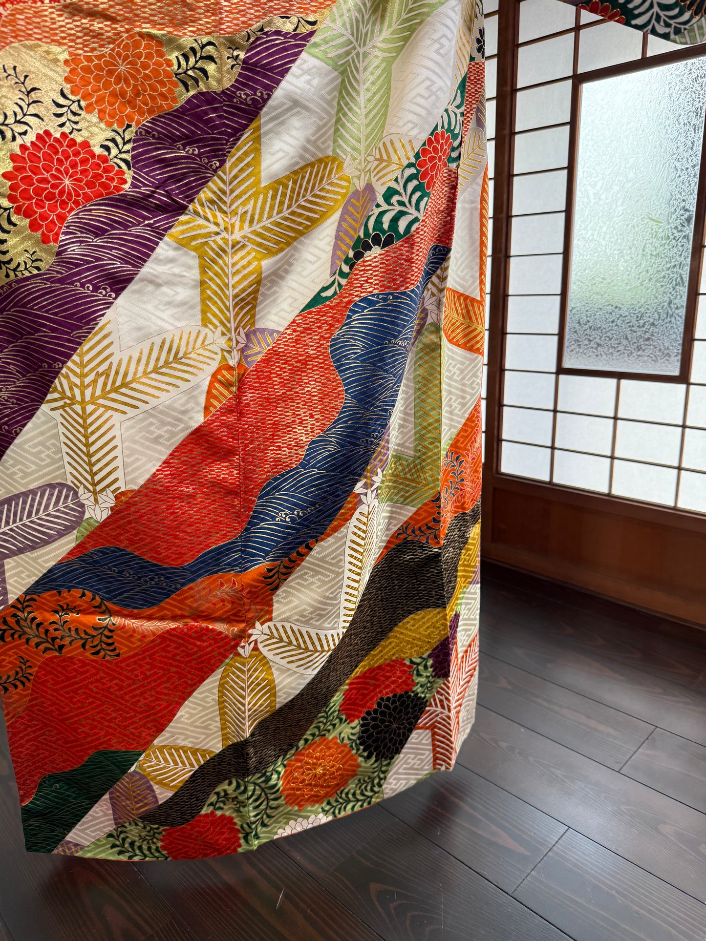 Redefining the Vintage Furisode(Tomesode) Collection "Gold" *damage