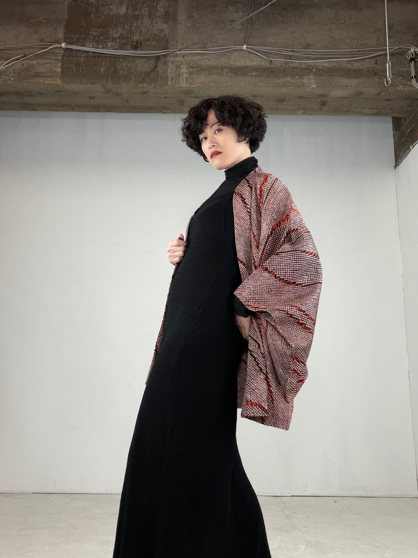 VINTAGE SHIBORI HAORI "SIB120"