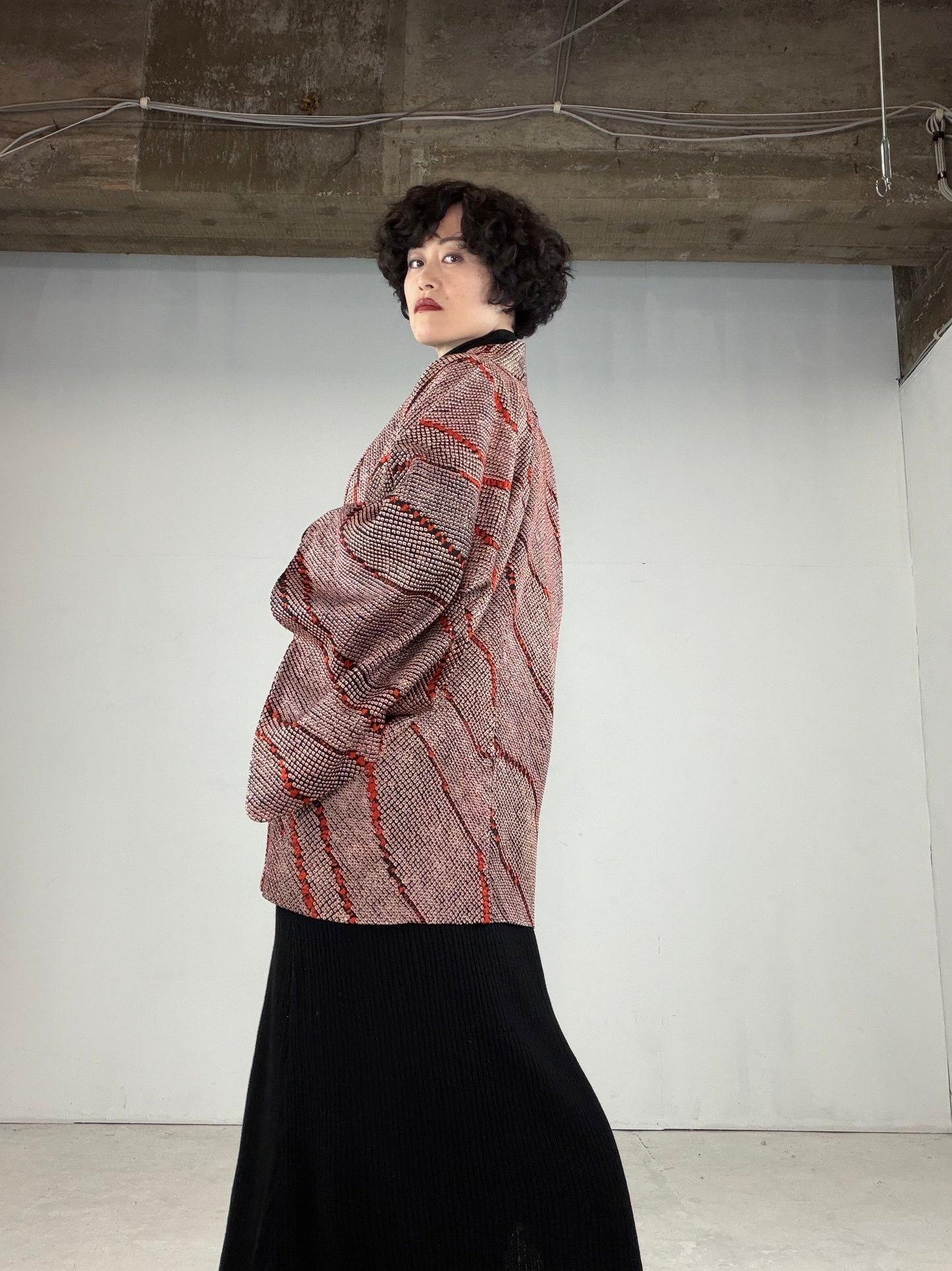 VINTAGE SHIBORI HAORI "SIB120"