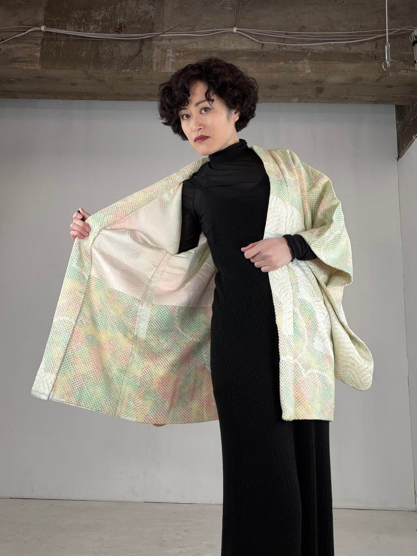 VINTAGE SHIBORI HAORI "SIB123"